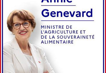 ministre agriculture gouvernement François Bayrou Annie Genevard