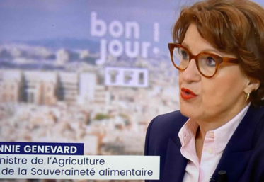 Annie Genevard TF1 syndicats agricoles