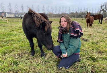 Camille Sannier est équithérapeute depuis deux ans. 