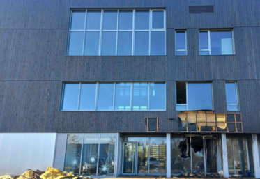 Eureden feu incendie Frites coopération