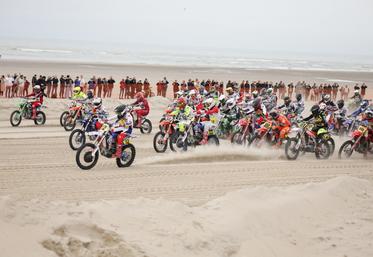 Enduropale Touquet course motos sable