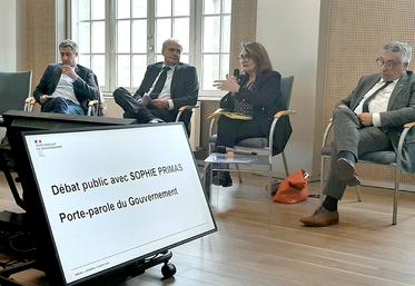 Sophie Primas est venue s’inspirer d’expériences et vanter une méthode  de concertation locale pour tout ce qui touche à l’occupation du territoire. 