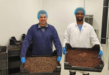 Issa Mourifie, entrepreneur, et Miguel Leis, chercheur en entomologie sont associés  dans la création d’Everfly avec la volonté de proposer une alternative durable  aux protéines conventionnelles, en utilisant le potentiel de bioconversion  de la mouche soldat noire. 