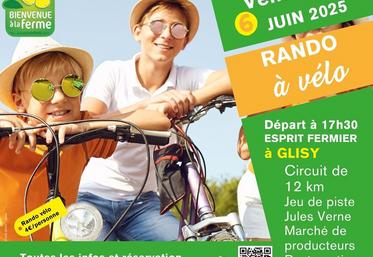 La rando à vélo est organisée par le réseau Bienvenue à la ferme Somme. 