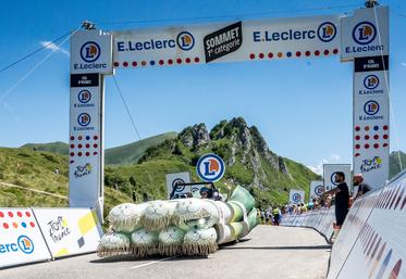 caravane publicitaire Tour de France E.Leclerc poireaux