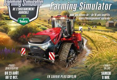 Coupe de France Farming Simulator deuxième édition enseignement agricole
