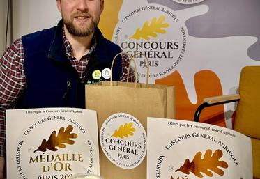 Dans la Somme, Grégoire Leleu (FermOgoût à Saint-Fuscien) fait partie des habitués du concours.  «Les médailles offrent une belle visibilité», assure-t-il. 
