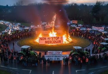 mobilisation feux de la colère dans la Somme JA et FDSEA Somme