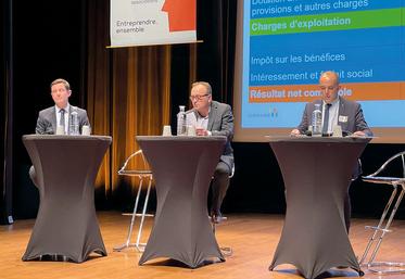 De gauche à droite, Olivier Taisne, directeur ; Sylvain Turlot, trésorier ;  Vincent Loisel, président.