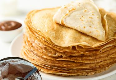 Graine de choc crêpes avec farine de féveroles