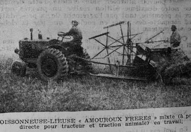 L’agriculture d’après-guerre se mécanise. 