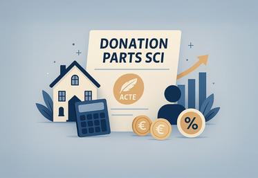 La constitution en amont d’une SCI en numéraire, permet d’optimiser la donation en nue-propriété et de tenir compte des dettes de la société.