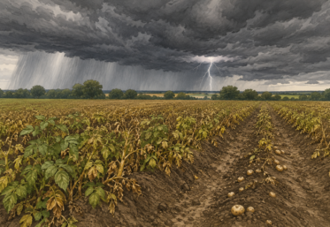 mildiou orages Hauts-de-France pommes de terre 