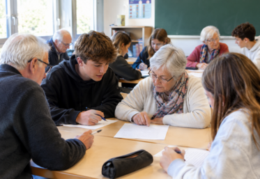dictée intergénérationnelle Semaine bleue