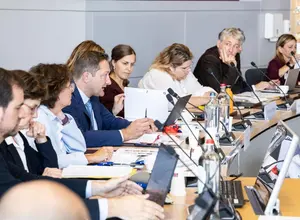 Le commissaire européen Christophe Hansen à l'EBAF