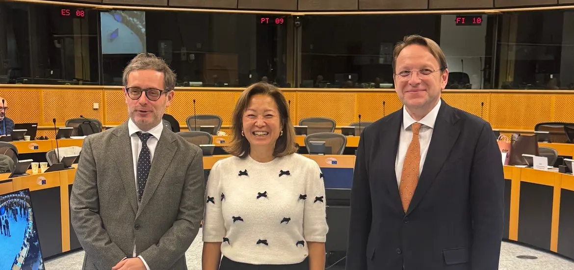 Les négociateurs des trois institutions européennes