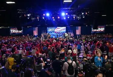 Meeting de campagne Trump