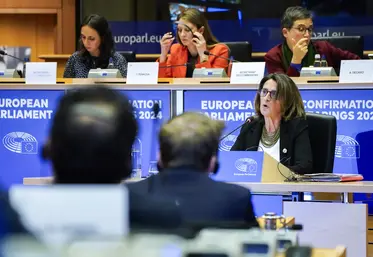 Audition au Parlement européen de la vice-présidente désignée de la Commission européenne, Teresa Ribera
