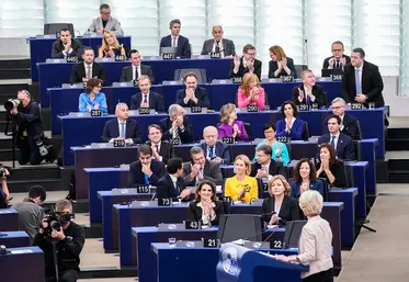 La nouvelle Commisison européenne au Parlement de Strasbourg