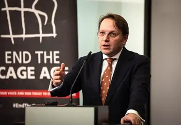 Le commissaire européen au Bien-être animal, Oliver Varhelyi