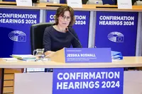 Audition au Parlemen européen de la commissaire désignée à l'Environnement, Jessika Roswall