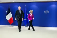 Michel Barnier et Ursula von der Leyen