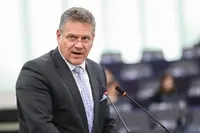 Maros Sefcovic devant la plénière du Parlement européen