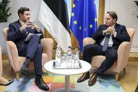 Le commissaire européen à la Santé, Oliver Varhelyi, rencontre le ministre de l'Agriculture estonien