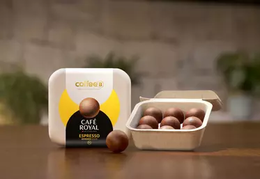 Les boules sont présentées dans des boîtes en carton recyclabe.