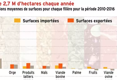 La France importe 10 millions d’hectares chaque année