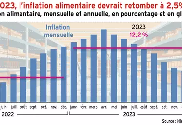 Après un pic en 2023, l’inflation alimentaire devrait retomber à 2,5 % en 2024
