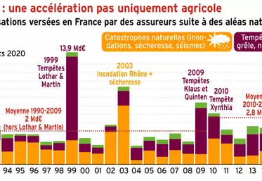 Aléas climatiques : une accélération pas uniquement agricole