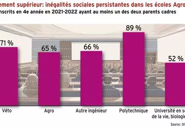 Enseignement supérieur : inégalités sociales persistantes dans les écoles agro et véto