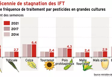 Pesticides : une décennie de stagnation des IFT