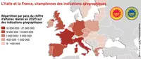 La France et l'Italie, championnes européennes des IG