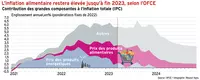 L’inflation alimentaire restera élevée jusqu’à fin 2023, selon l’OFCE