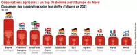 Coopératives agricoles : une française dans le top 10 européen, 29 dans le top 100