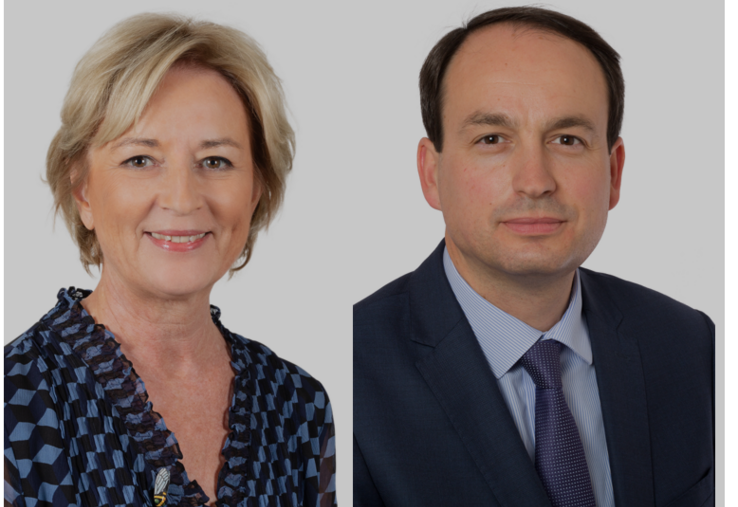 Elisabeth Doineau (Union des centristes) et Guillaume Chevrollier (Les Républicains) ont été réélus sénatrice et sénateur pour la Mayenne.