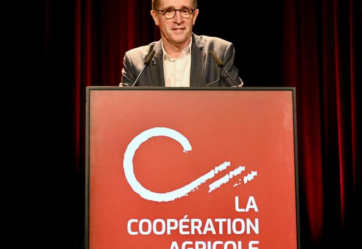 Dominique Chargé, président de La Coopération Agricole
