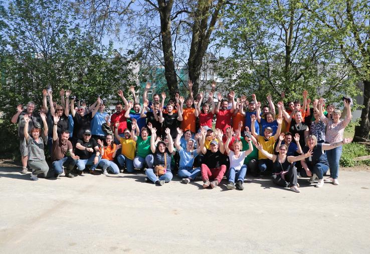Les participants et encadrants au concours régional des agents de remplacement, à l'Agricampus, mercredi 8 avril.