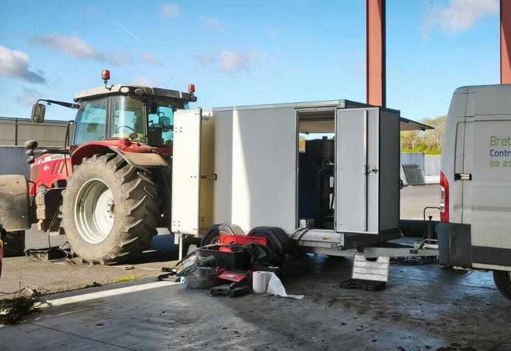 Un exemple de banc d'essai tracteur opéré par la FD Cuma 53.
