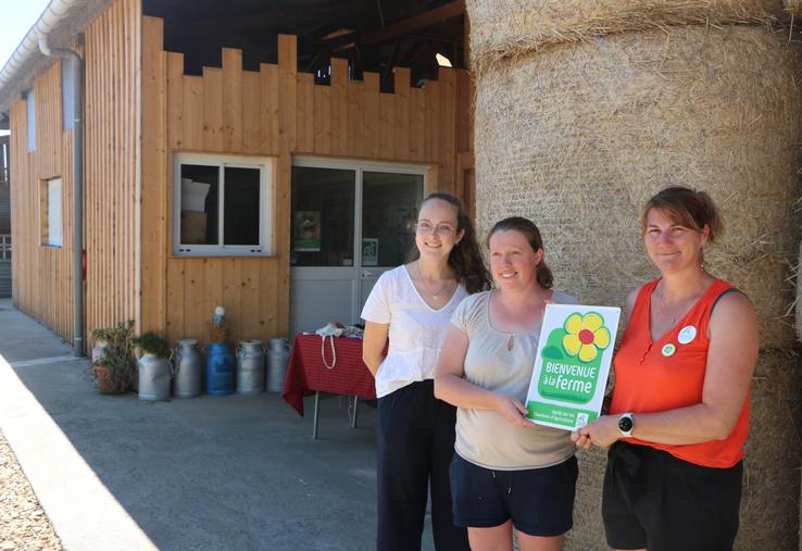 De gauche à droite : Anne-Laure Lambert, Vinciane Havard et Sylvia Goisbault.