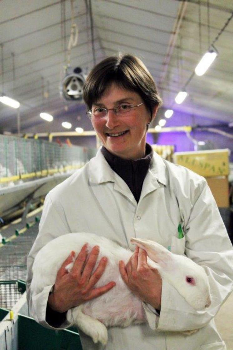 Maria Biotteau, secrétaire de la commission Lapins, chez Terrena.