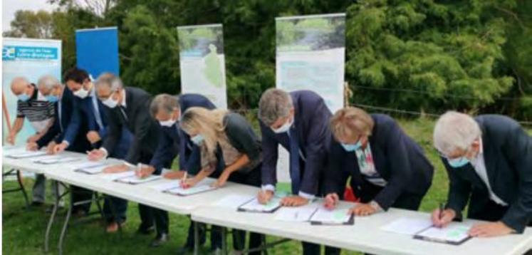 Signature du contrat CT’Eau.