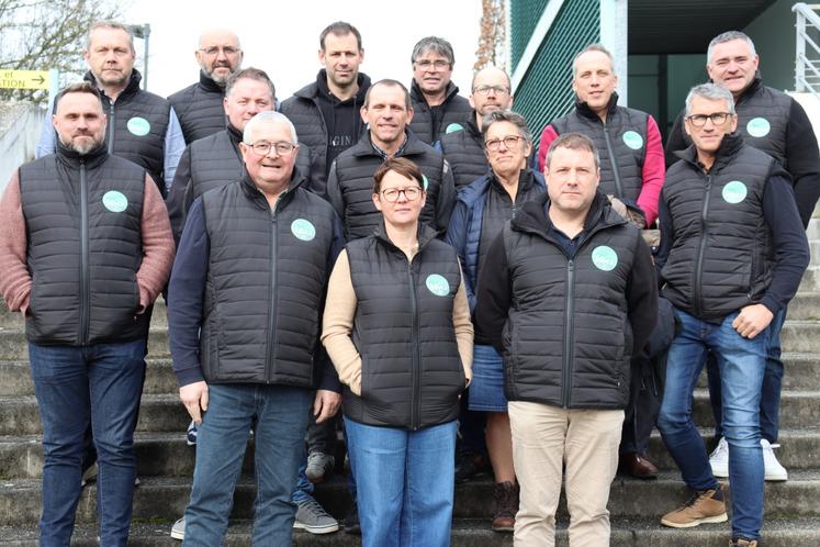 Les nouveaux membres du bureau de la FDSEA 53.