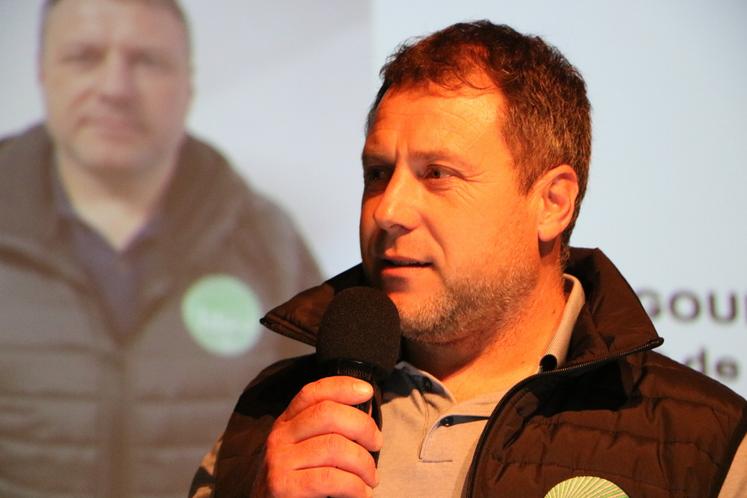 Samuel Gouel, président de la FDSEA 53.