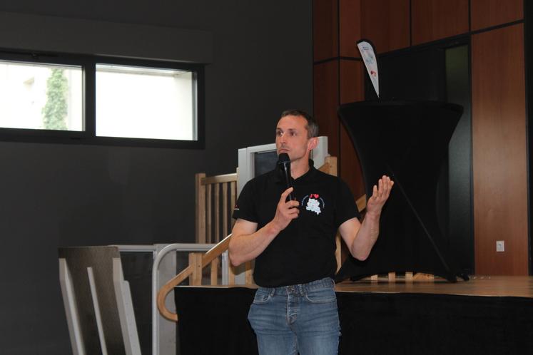 Anthony Daubert, président de l'OP.