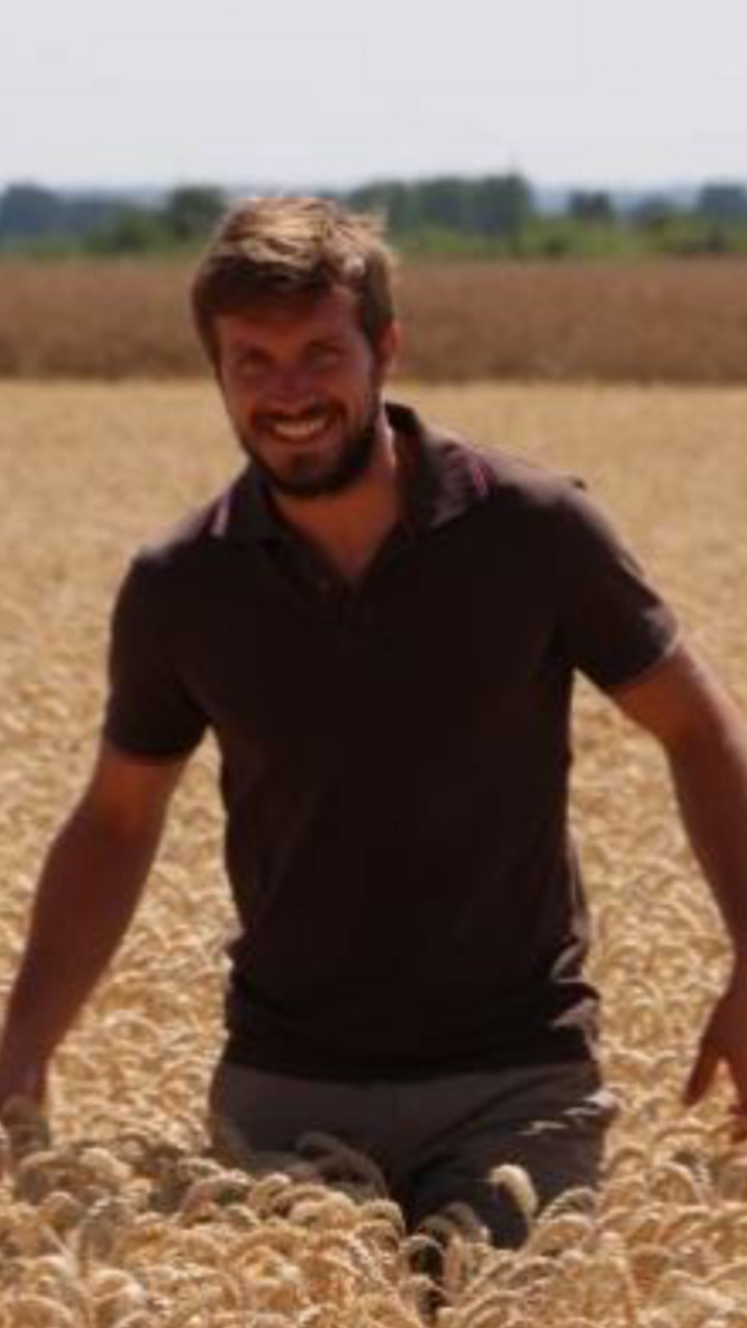 Pierre Pottier, agriculteur à Vaiges.