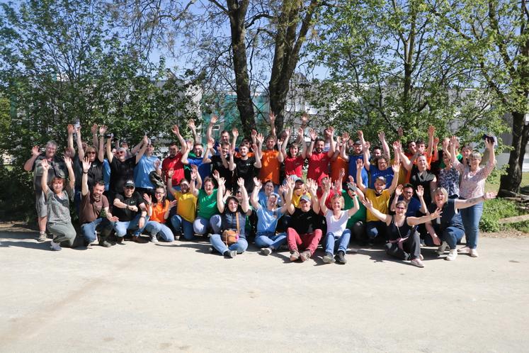 Les participants et encadrants au concours régional des agents de remplacement, à l'Agricampus, mercredi 8 avril.