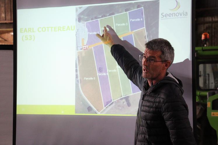 Jérôme Cottereau, éleveur laitier à Saint-Germain-d'Anxure.